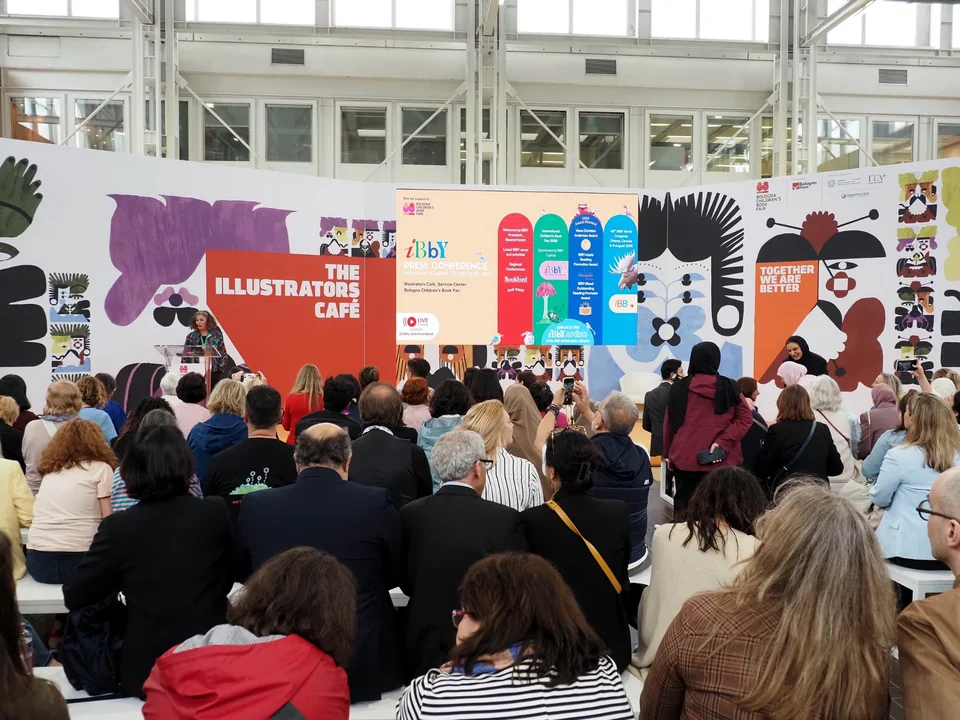 Audience attending a session at The Illustrators Cafe.